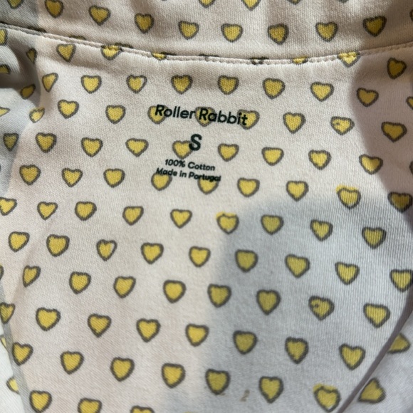Roller Rabbit Yellow Heart Pajamas - Picture 3 of 5